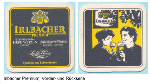 Irlbacher Premium; Vorder- und Rückseite