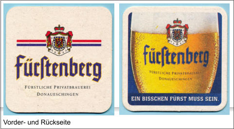 Vorder- und Rückseite