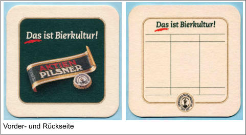 Vorder- und Rückseite