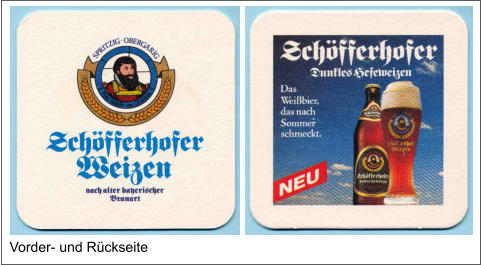 Vorder- und Rückseite