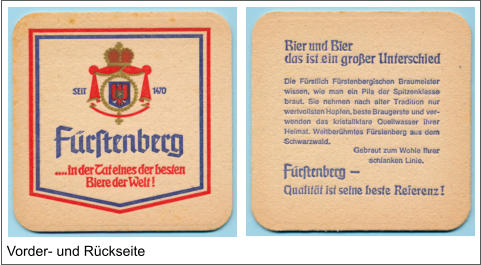 Vorder- und Rückseite