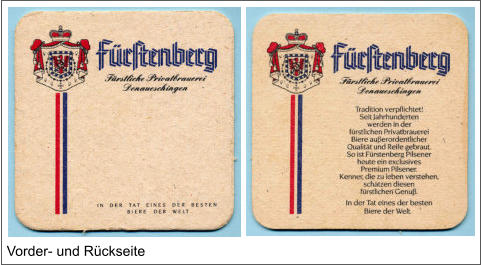 Vorder- und Rückseite