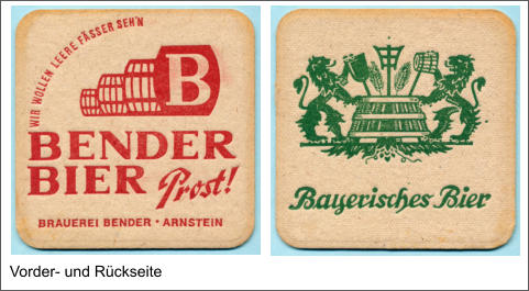 Vorder- und Rückseite