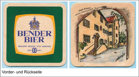 Vorder- und Rückseite